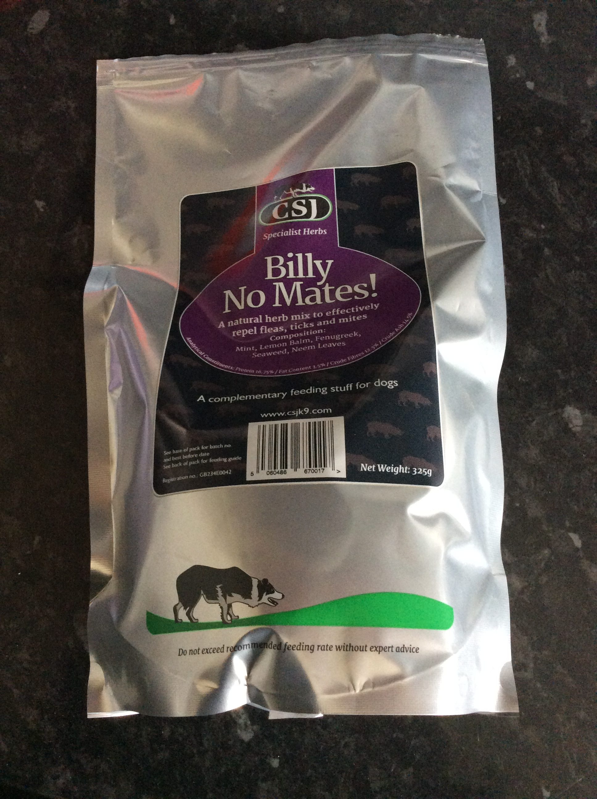 Billy No Mates! - 325g Foil Pouch - Doggy & Moggy Holidays